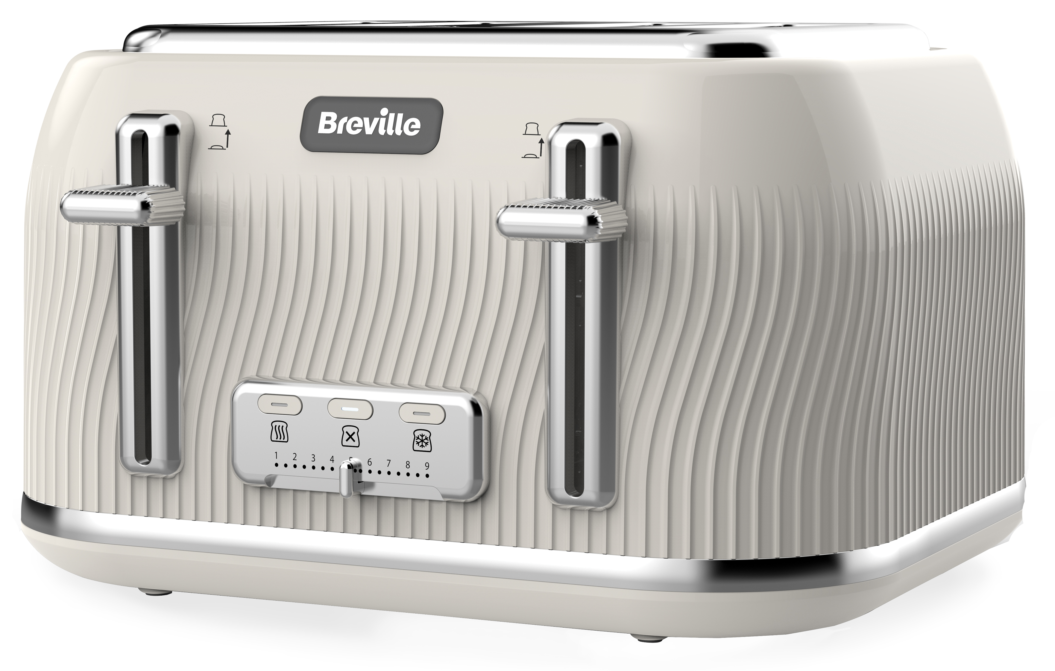 Breville Flow Collection 4 Slice Toaster Cream Breville UK